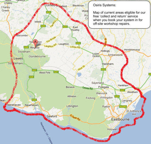 Osiris Systems: PC repairs collection area.